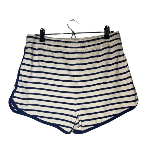 NWT | GAP | Stripe Pull On Cotton Knit Shorts | Navy & White | Medium (M) | NWT - Picture 4 of 6